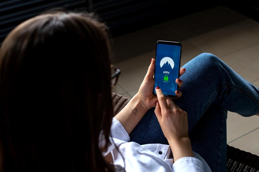 Network security illustration with shield and connections