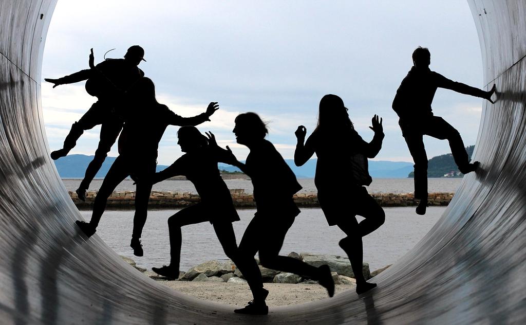 Cybersecurity team collaborating in a modern office